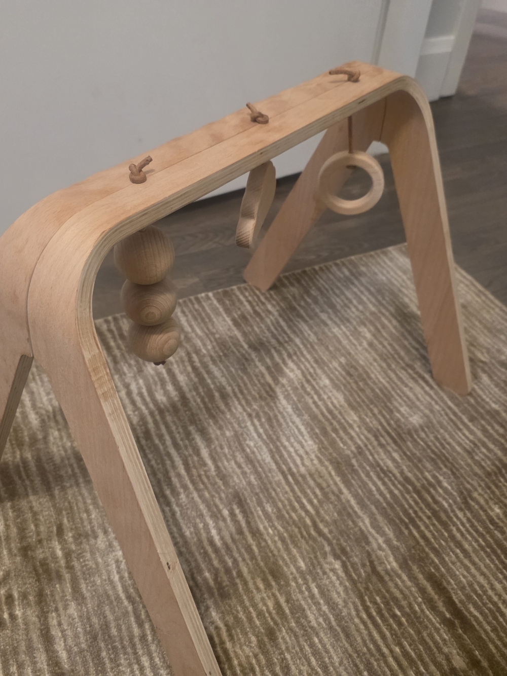 Wooden Baby Play Gym - Natural Birch